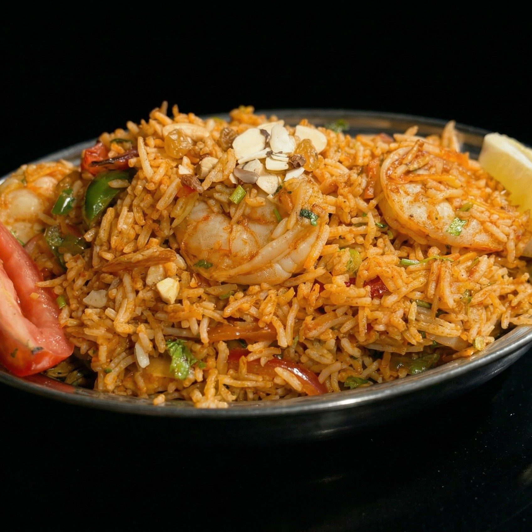 Shrimp Biryani.