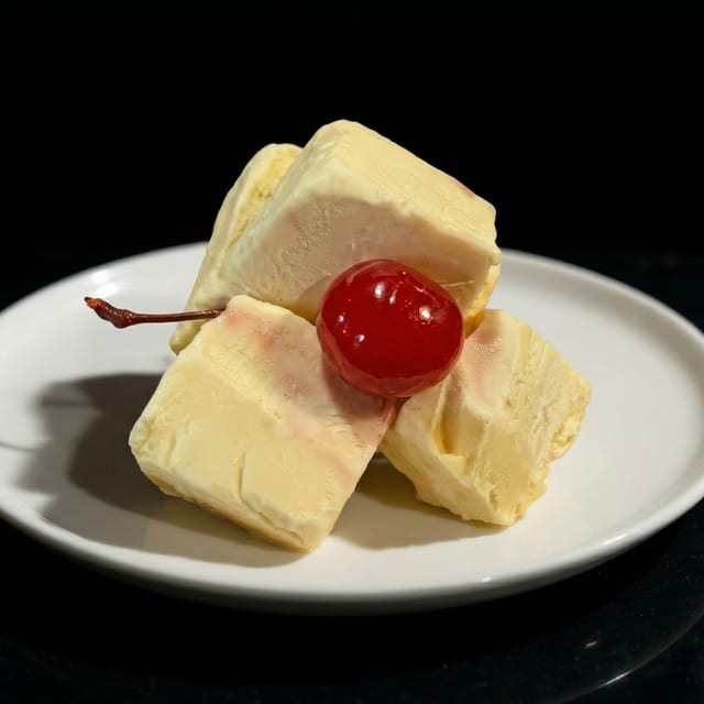 Coconut Ice Cream.