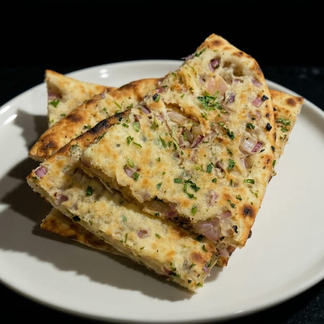 Onions Cilantro Kulcha.