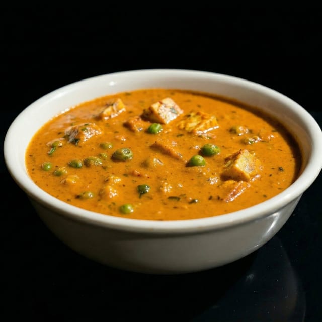 Mattar Paneer.
