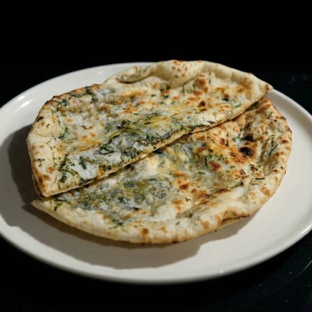 Spinach Naan.