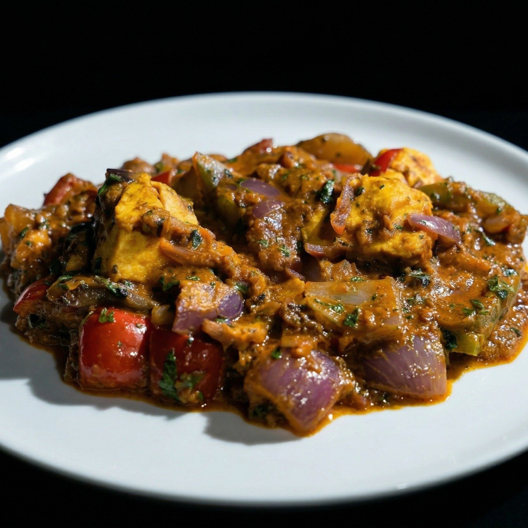 Methi Bhuna Chicken.